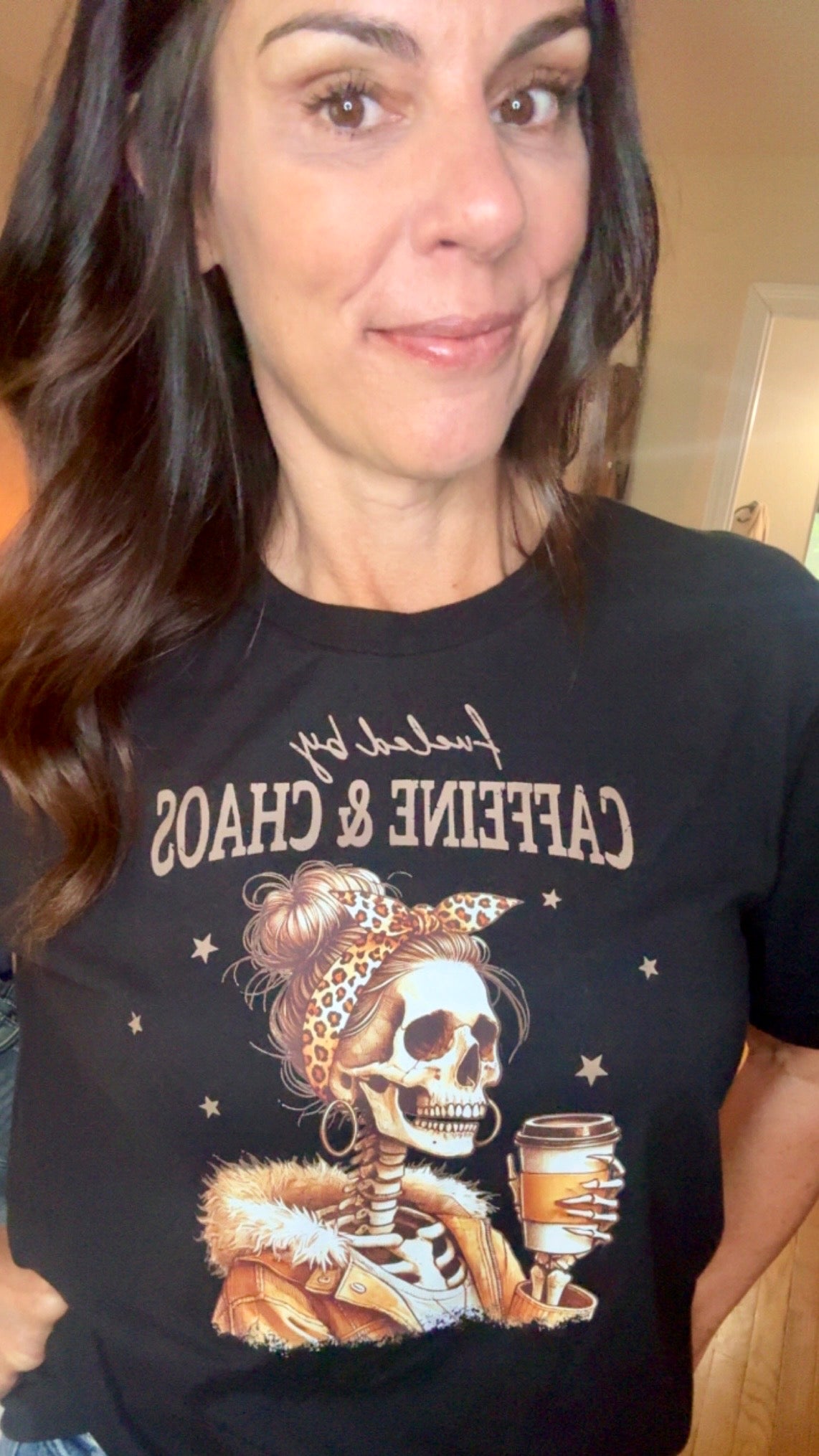 Fueled by Caffeine & Chaos Graphic Tee