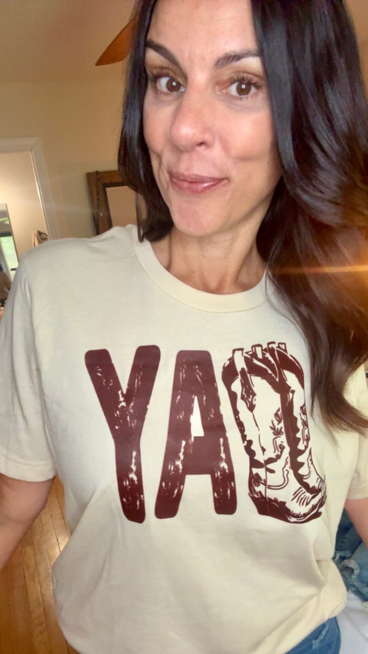 Y'all Cowboy Boots Graphic Tee