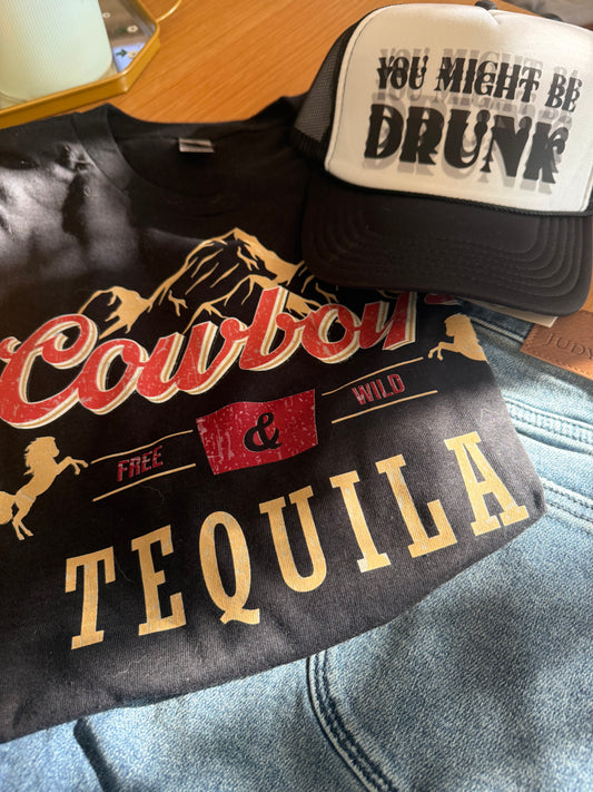 Graphic Tee & Trucker Hat Bundle