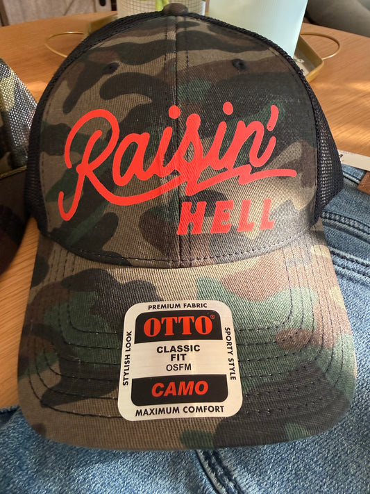 Raisin Hell Trucker Hat